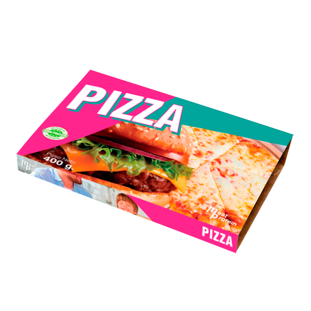 Hamburguesa de pollo sabor pizza