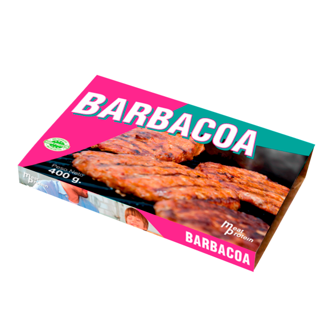 Hamburguesa de pollo sabor barbacoa