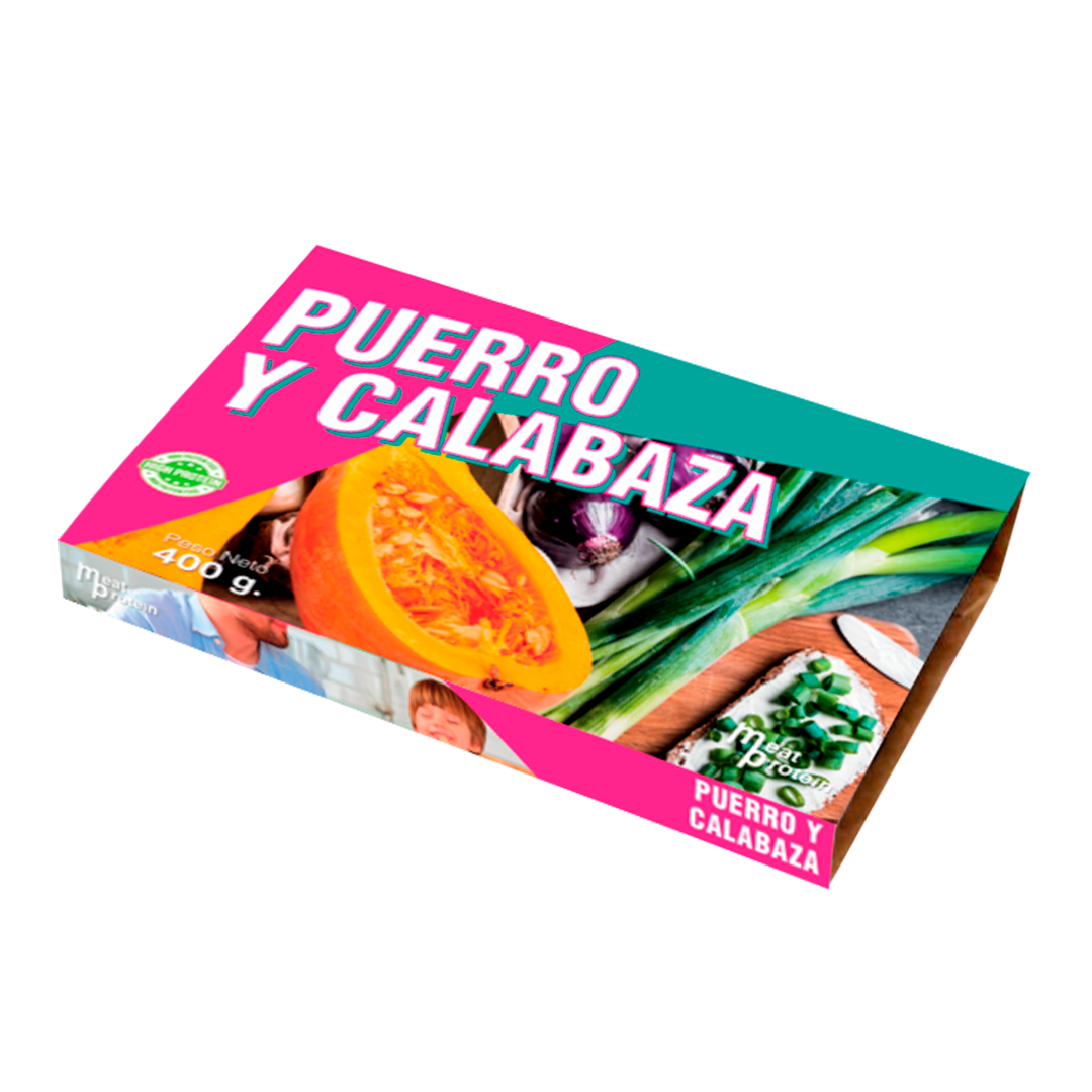 Hamburguesa de Pechuga con Puerro y Calabaza