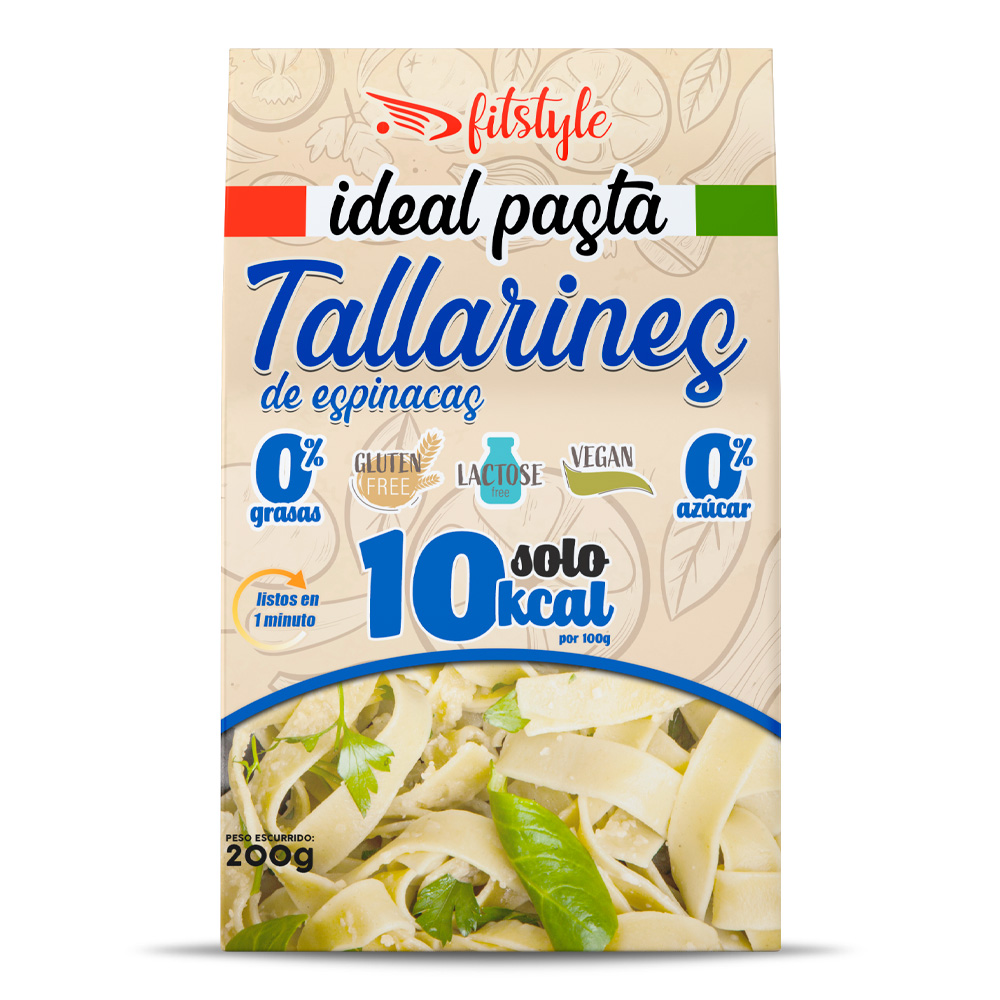 Ideal Pasta Konjac Tallarines de Espinacas