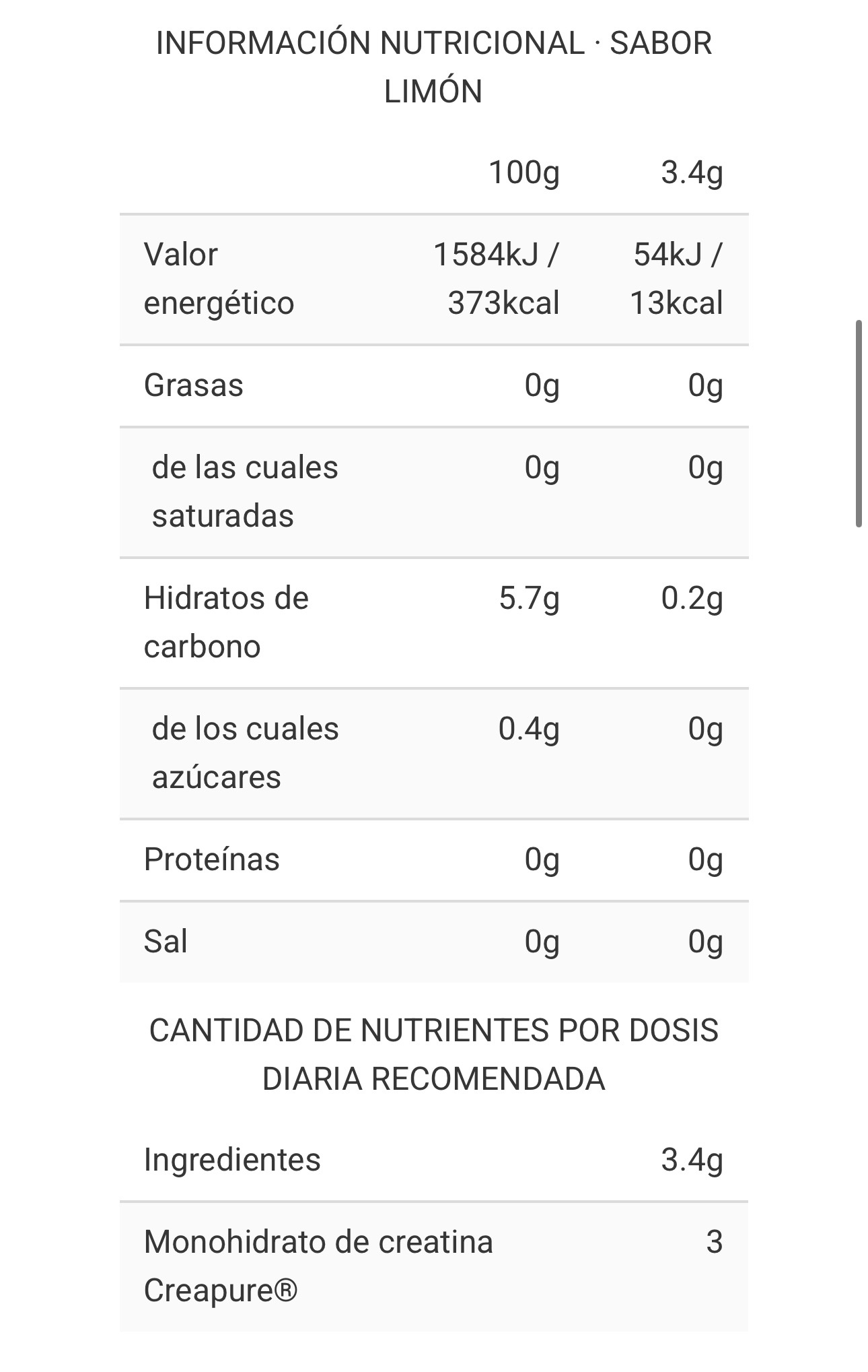 CREATINA SMINT® SOURS - Imagen 2
