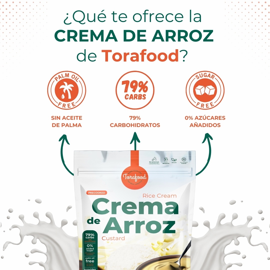 Crema de Arroz Sabor Natillas de 1 kg - Imagen 3