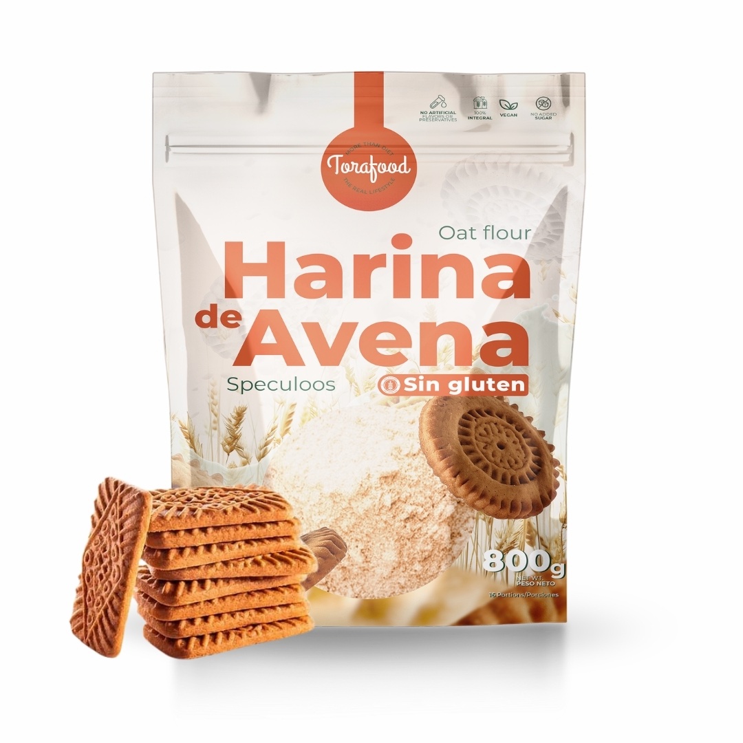 Harina de Avena Sin Gluten en polvo | Sabor Speculoos SIN GLUTEN 1K